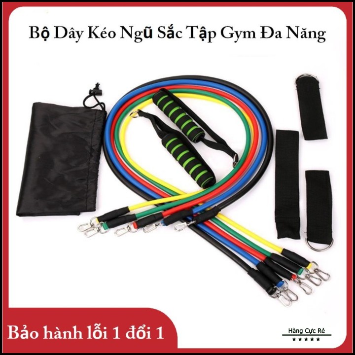 Bộ 10 món dụng cụ tập GYM, tập bụng, thể dục tại nhà HCR-11DK