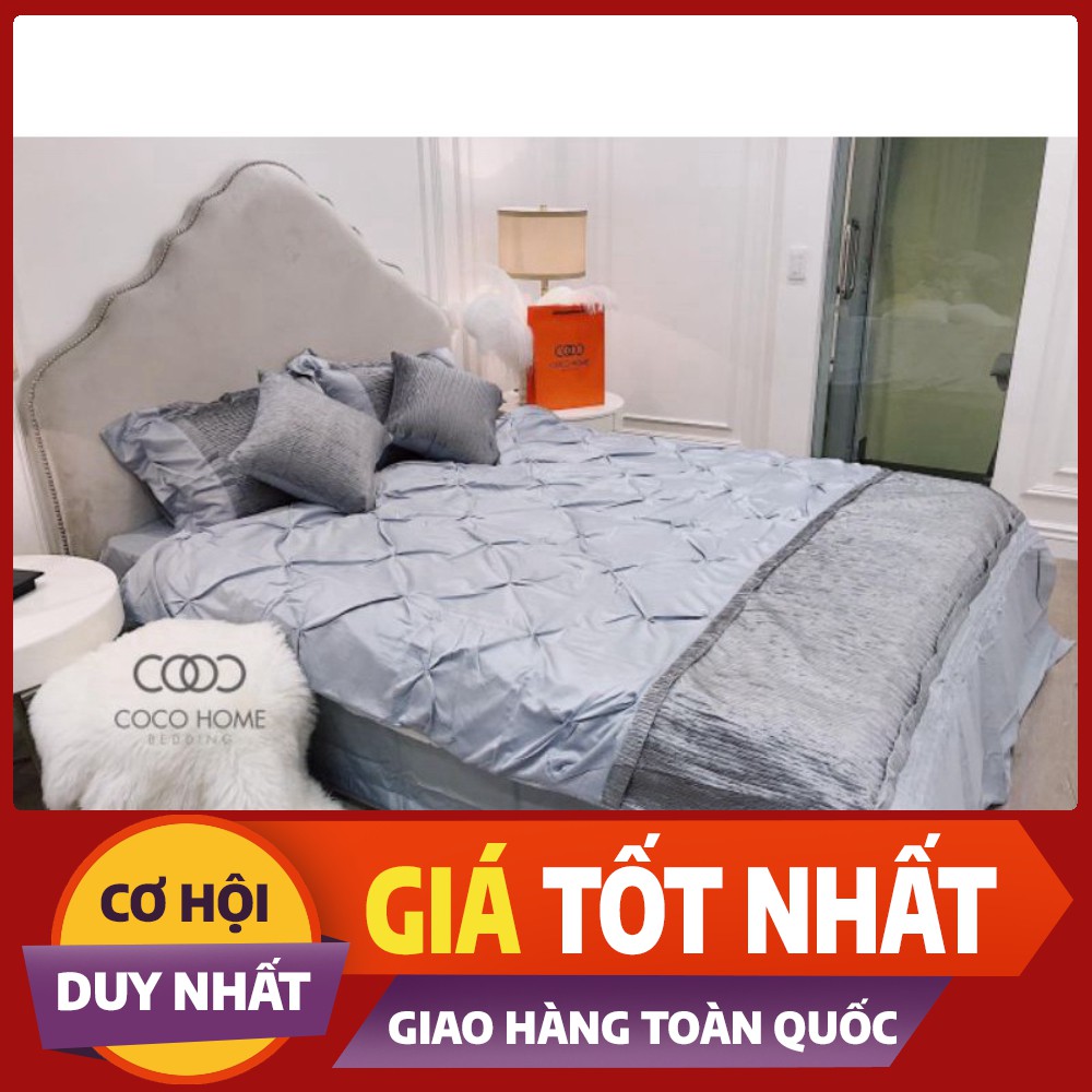 Bộ chăn ga gối cưới lụa Luxury nhập khẩu cao cấp