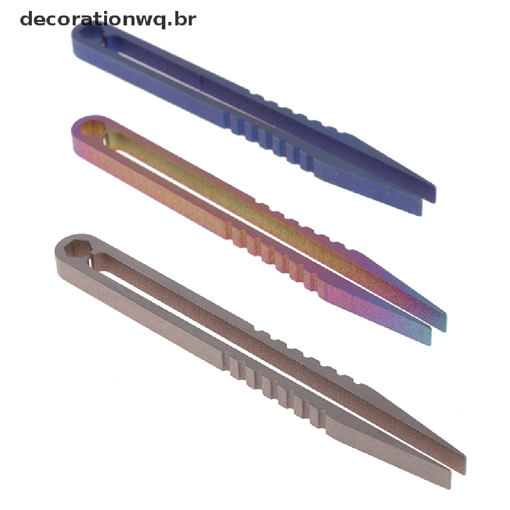 Nhíp titan TC4 EDC 2 kích thước đa năng mang theo khi đi cắm trại