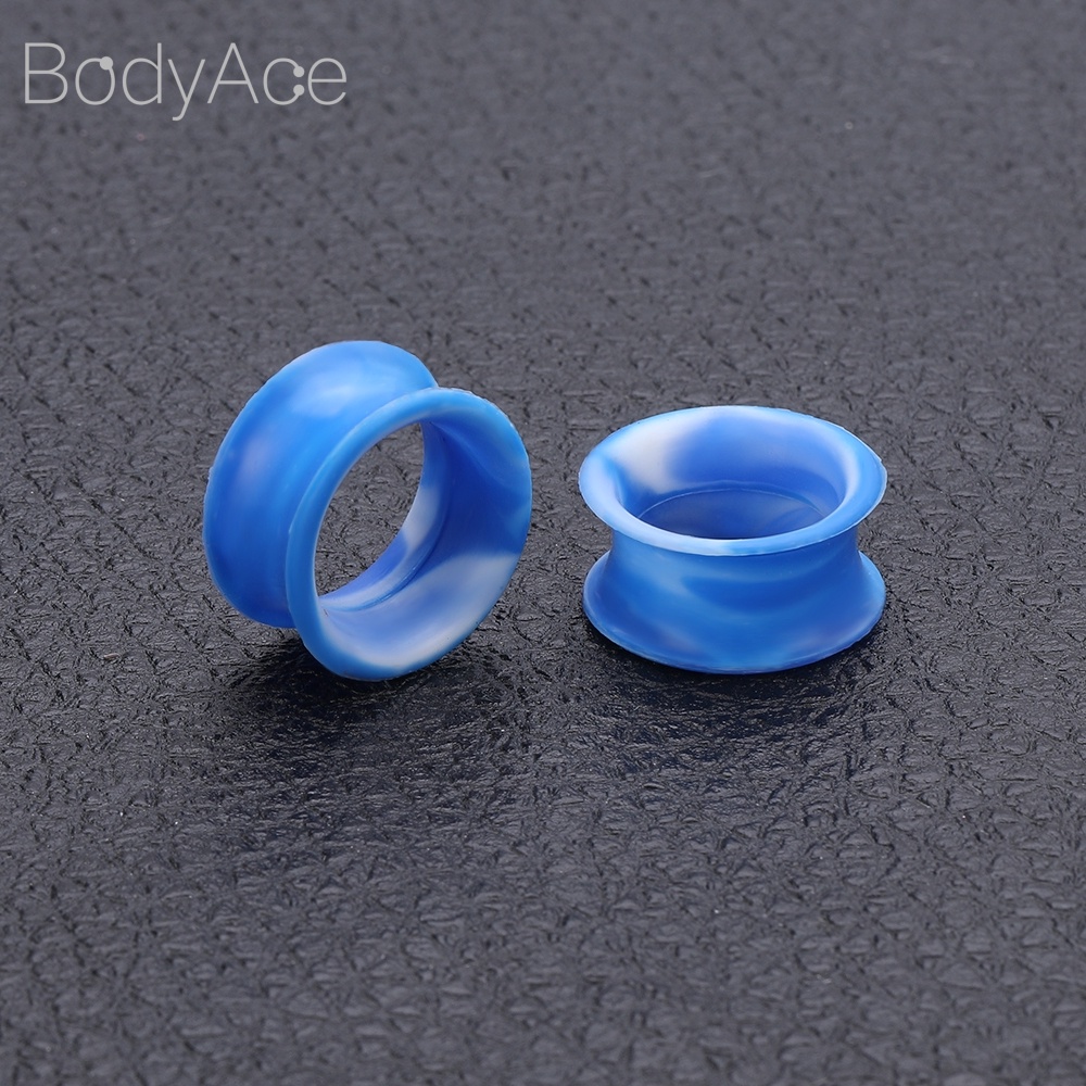 Set 8 Đôi Khuyên Tai Silicone 5-22 mm Nhiều Màu