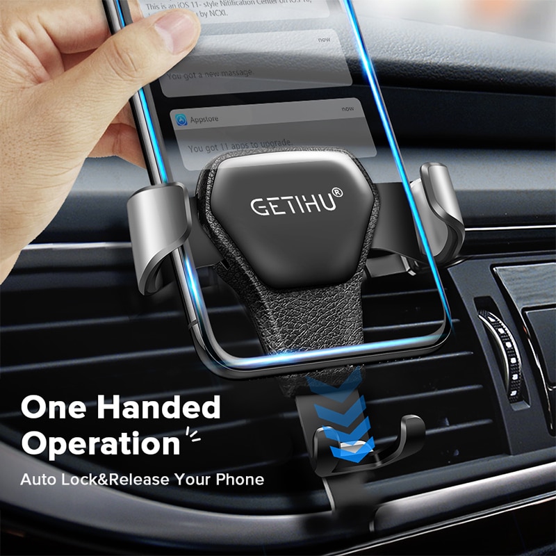 Giá Đỡ Điện Thoại / Thiết Bị Định Vị GPS Gắn Lỗ Thông Gió Xe Hơi Thông Dụng