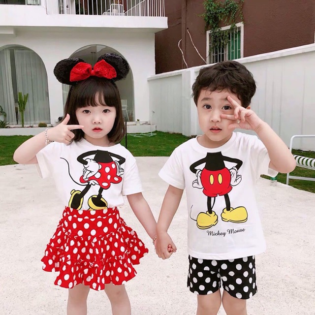 Áo mickey mẹ