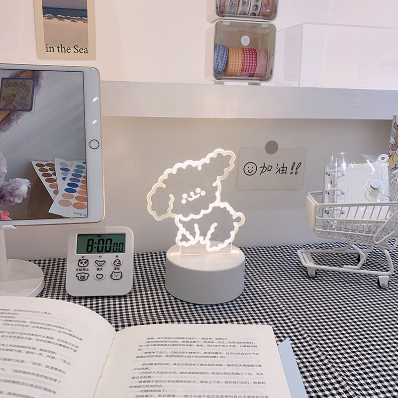 Đèn Led 3d Trang Trí Phòng Ngủ Jp5 Dễ Thương