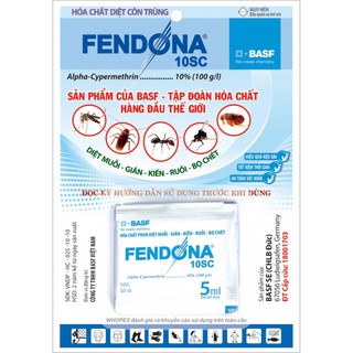 Thuốc trừ kiến, muỗi, gián, côn trùng Fendona 10SC 5ml