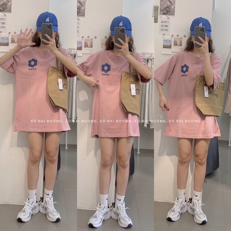 Áo phông bông hoa mác KAIDING