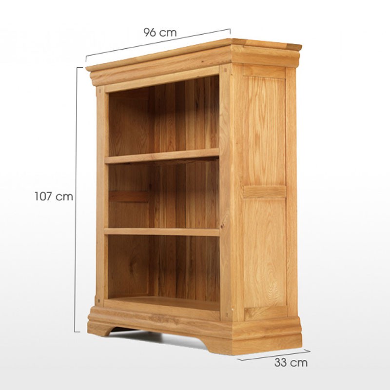 Tủ sách 3 tầng Victoria gỗ sồi IBIE