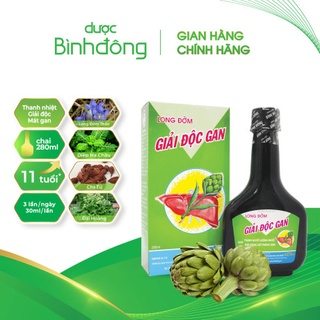 Long Đởm Giải Độc Gan của Dược Bình Đông thanh nhiệt, giải độc, mát gan