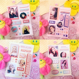 [HÀNG CÓ SẴN] - BLACKPINK STICKER PACK - HÌNH DÁN KHỔ A5