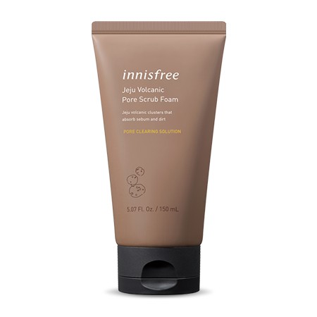 Sữa Rửa Mặt Tẩy Da Chết Innisfree Jeju Volcanic Pore Scrub Foam 150ml