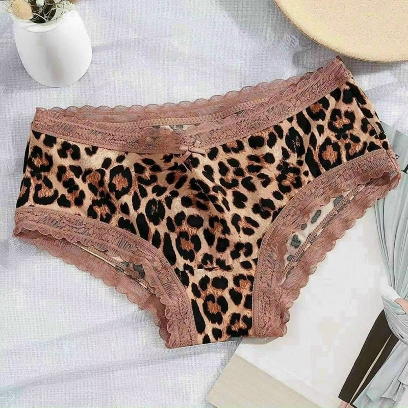 Quần Lót Nữ ,Chíp Nữ Thun Lạnh Da Beo Pha Viền Ren Hàng Cao Cấp Sexy Quyến Rũ