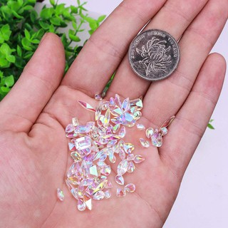 Hạt pha lê 3D lấp lánh đính móng nghệ thuật