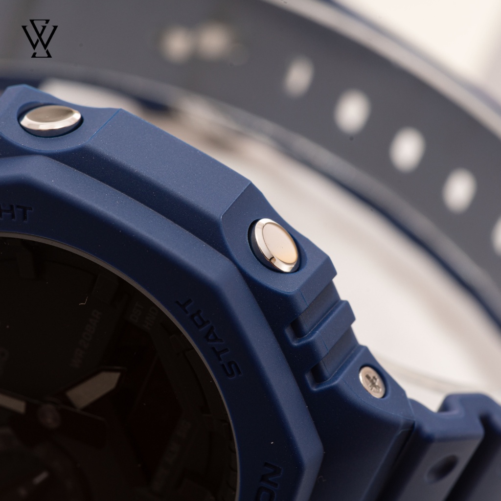 Đồng Hồ Điện Tử Nam Casio G-Shock WATCHSTORE GA-2100-2ADR Thiết Kế Mặt Kính Khoáng 45.4mm, Vỏ Và Dây Nhựa Bền Bỉ