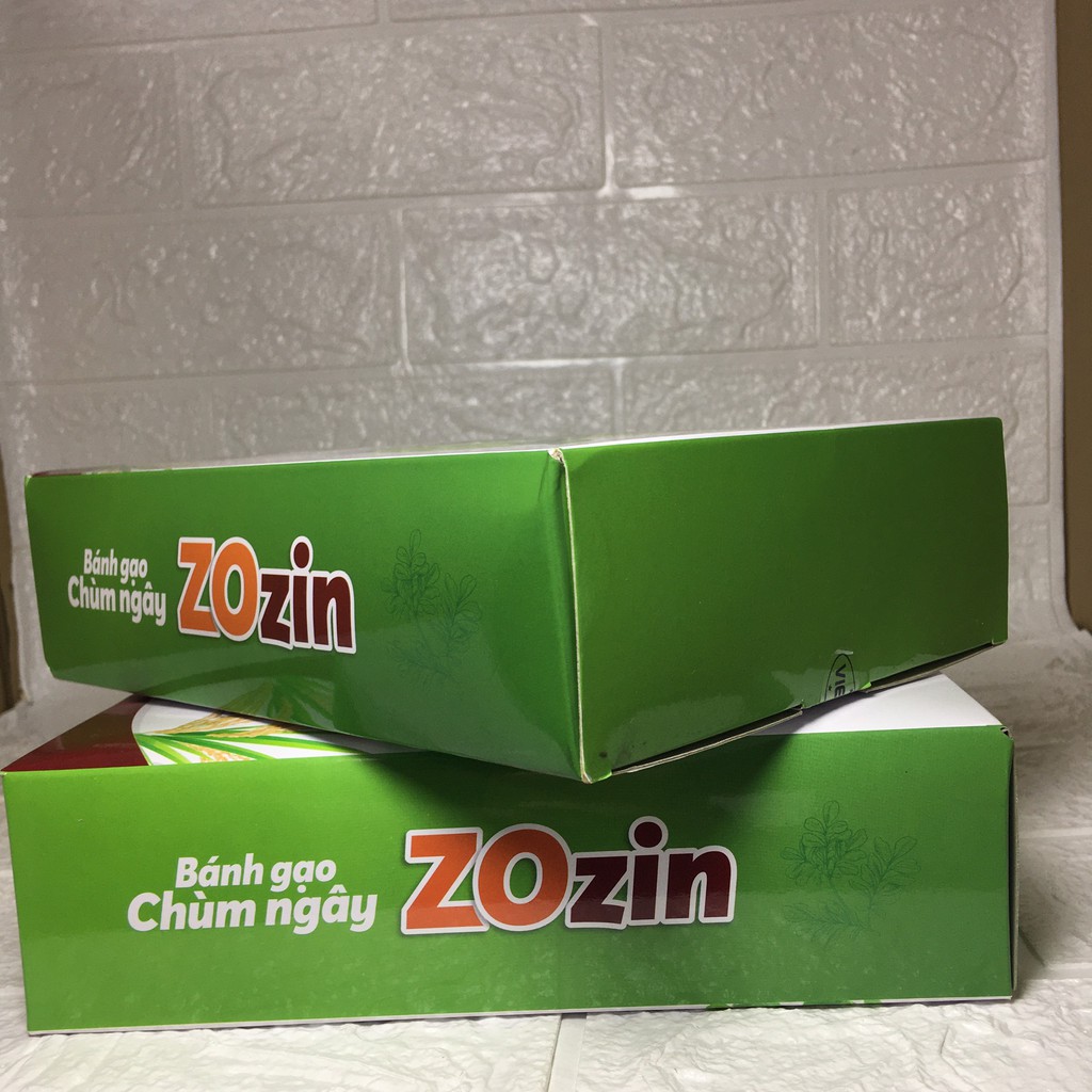 Bánh gạo Chùm Ngây Zozin-hộp 12 gói