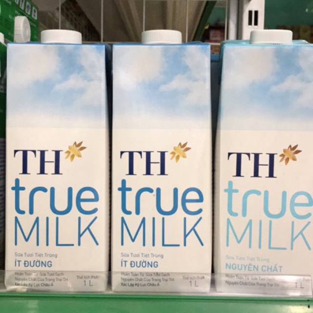 Sữa tươi tiệt trùng TH true Milk hộp 1l