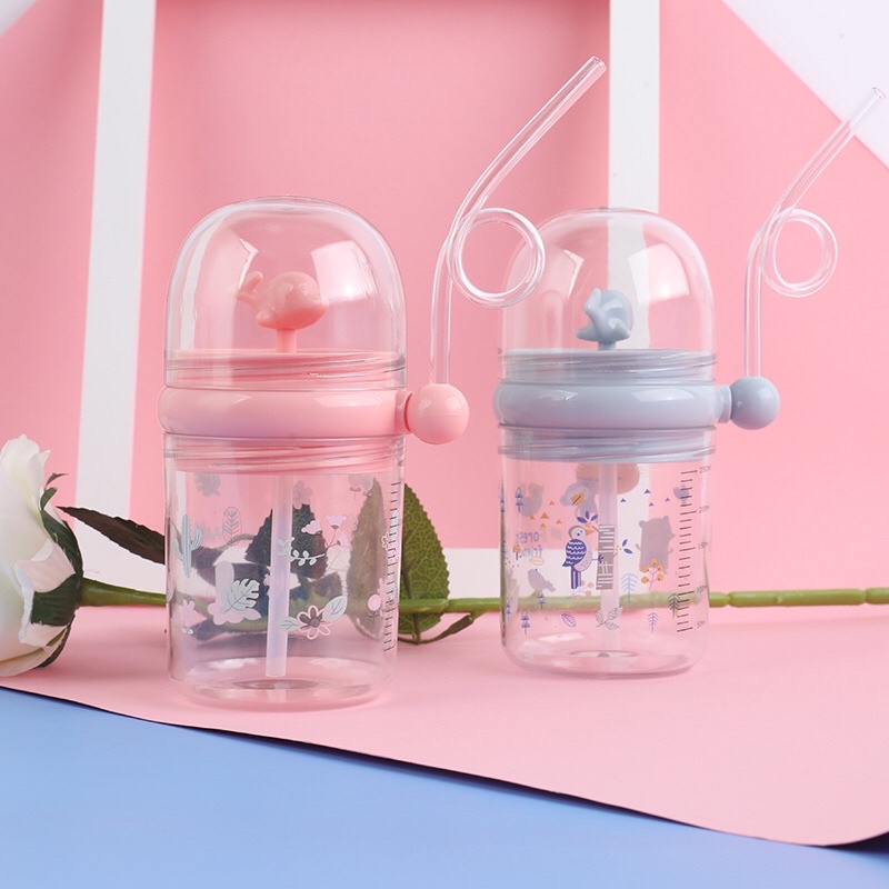 HOT SALE/Bình tập uống nước hình Cá heo dung tích 250ml (sẵn hàng)
