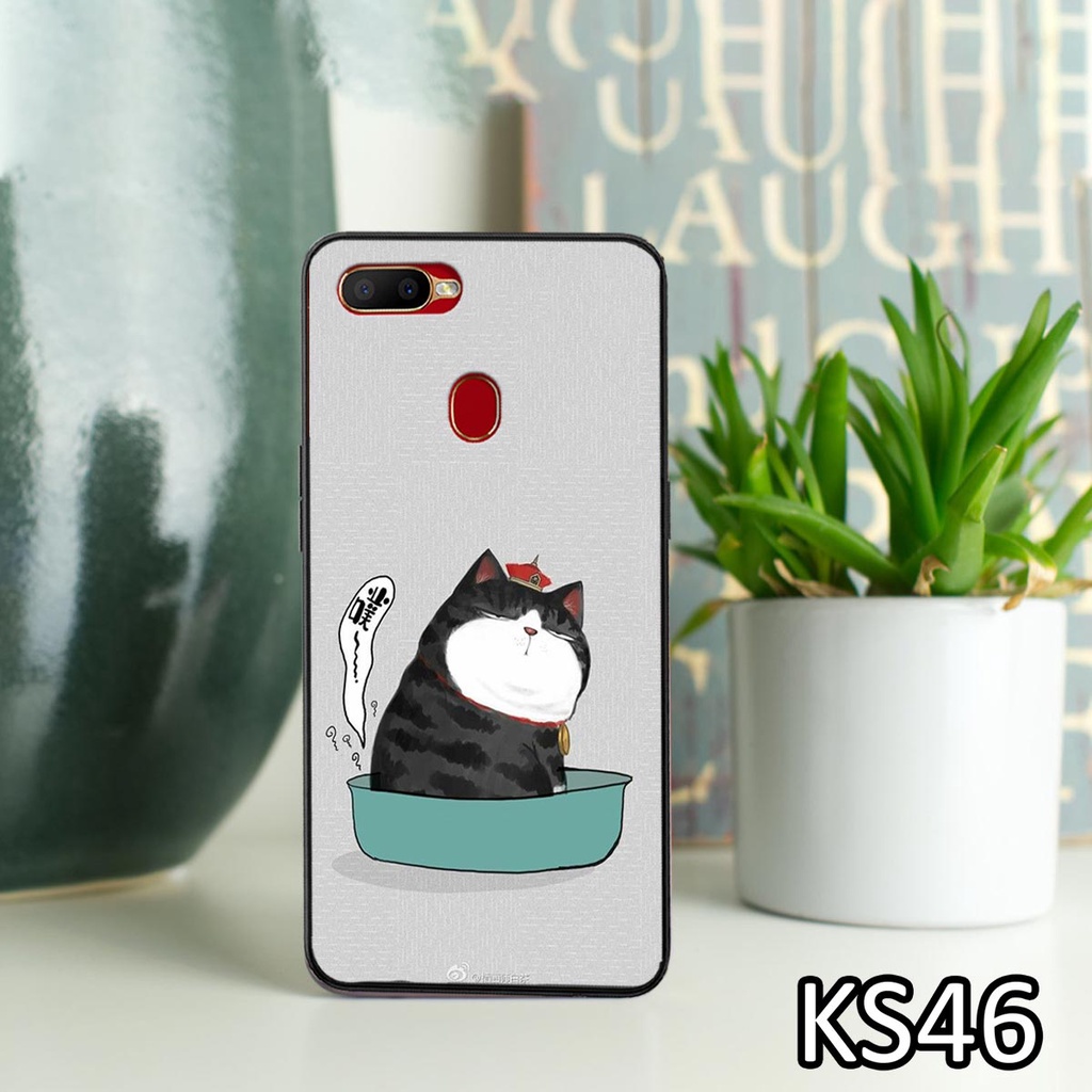 [SIÊU ƯU ĐÃI] Ốp lưng Oppo A1K/A3S/A5S/A7/A12 in hình CHÚ MÈO BÉO siêu đẹp, độc, lạ_KINGSTORE.HN_Ốp lưng điện thoại