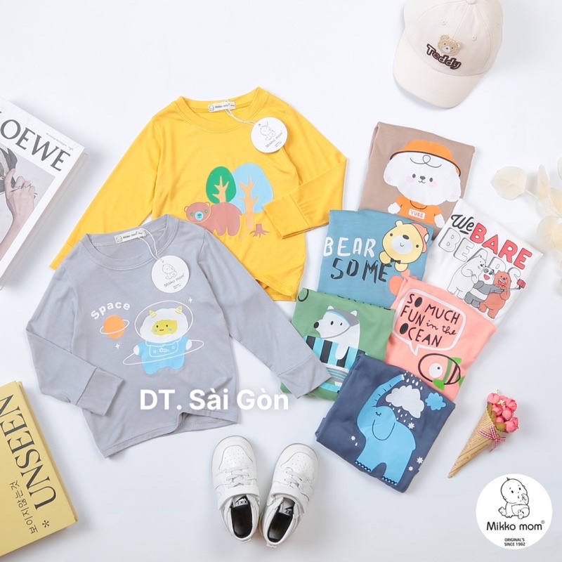 ÁO DÀI TAY THUN LẠNH CHO BÉ TRAI/ GÁI (6-18kg)