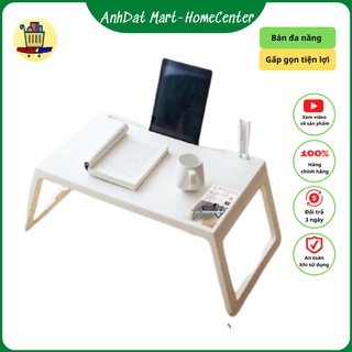 Bàn học thông minh nhựa việt nhật, có khe cắm ipad, gấp gọn, giá rẻ - anhdat mart