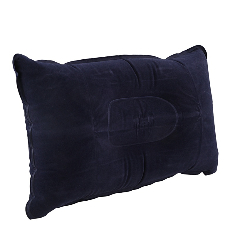 Gối Bơm Hơi Hai Mặt Có Thể Gấp Gọn Dùng Đi Cắm Trại / Du Lịch / Văn Phòng Màu Xanh Dương