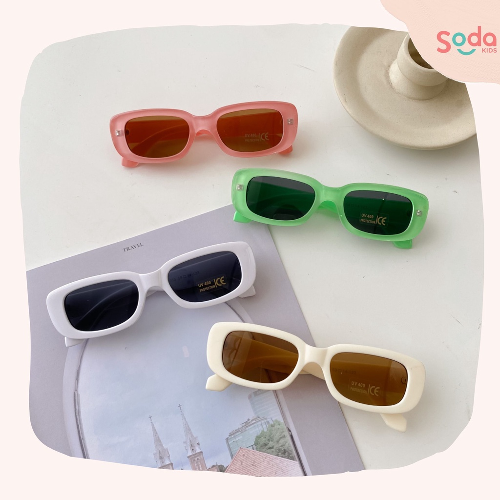 Kính cho bé, kính râm cho bé mùa hè, đi chơi đi biển chống chống UV400 ( nhiều màu )