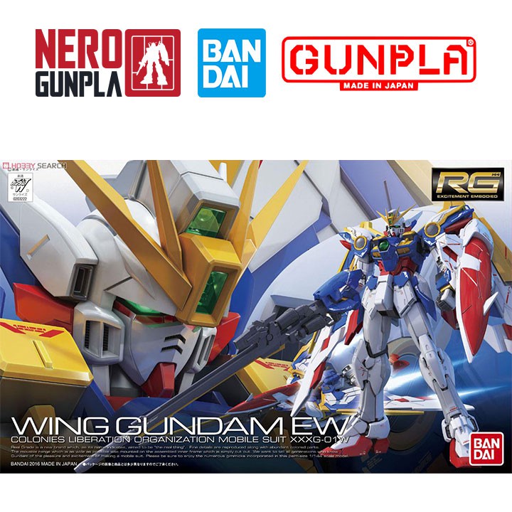 Mô Hình Lắp Ráp Bandai Gunpla RG 1/144 Wing Gundam EW