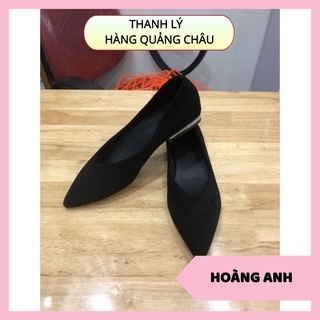 ⚠️ THANH LÝ - HÀNG QUẢNG CHÂU ⚠️ Giày bệt mũi nhọn màu đen M139 thời trang 2022