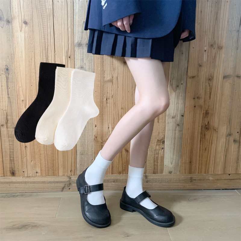 Tất vớ cổ cao nữ phong cách Hàn Quốc Lolita siêu xinh đáng yêu