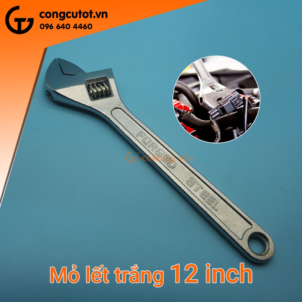 Mỏ lết trắng 12 inch