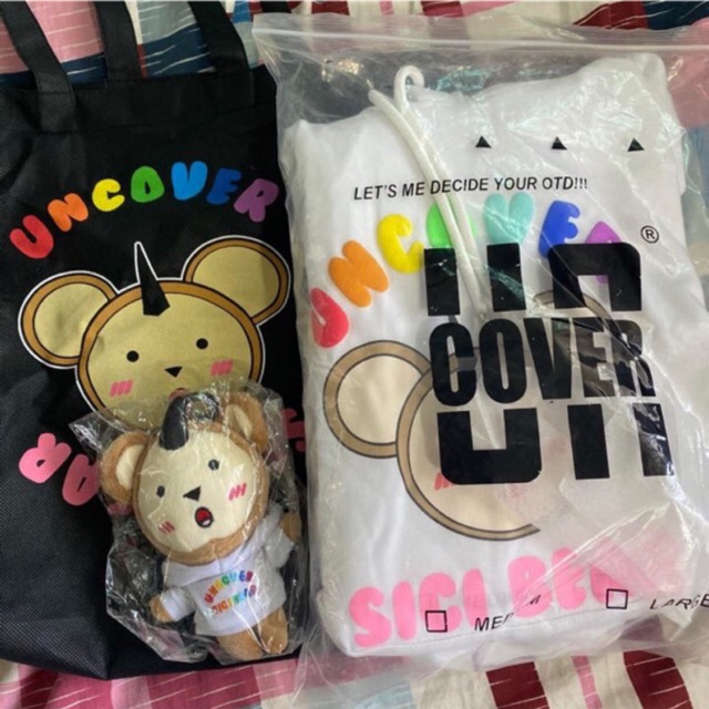 Áo hoodie uncover basic kèm sici