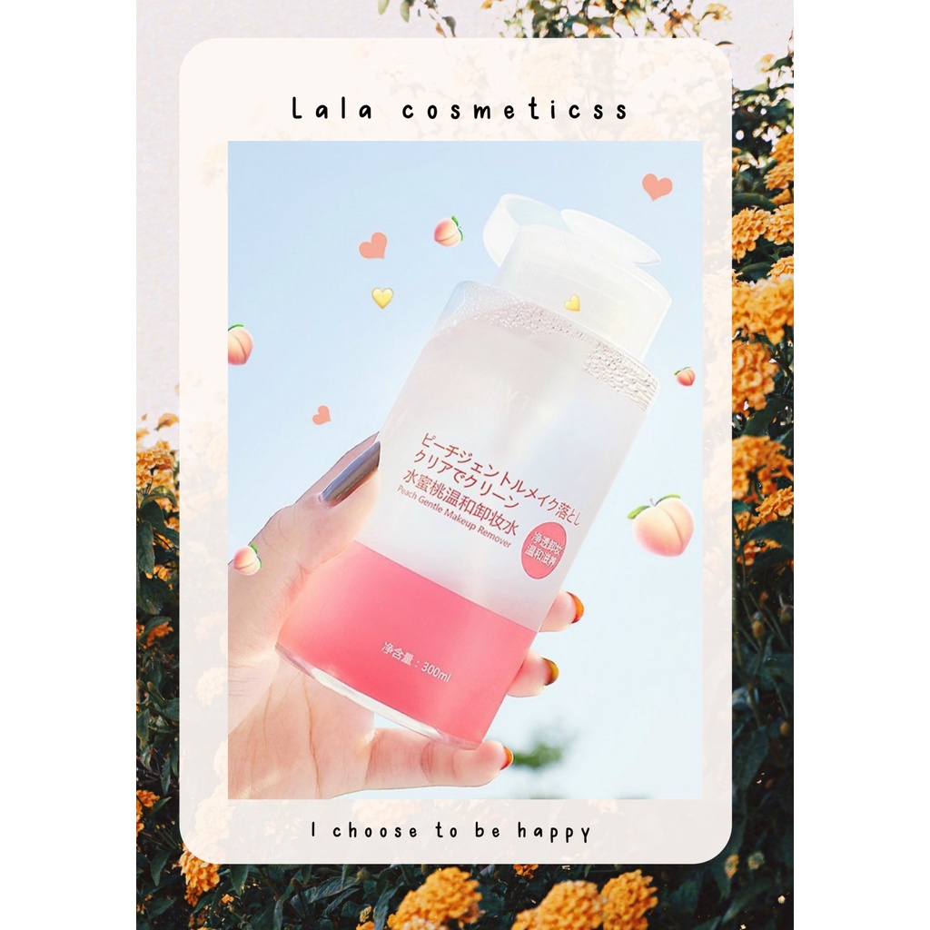 Nước Tẩy Trang Đào HEYXI 300ml Làm Sạch Da