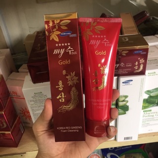 Sữa rửa mặt Hồng Sâm Đỏ My Gold Hàn Quốc 130ml