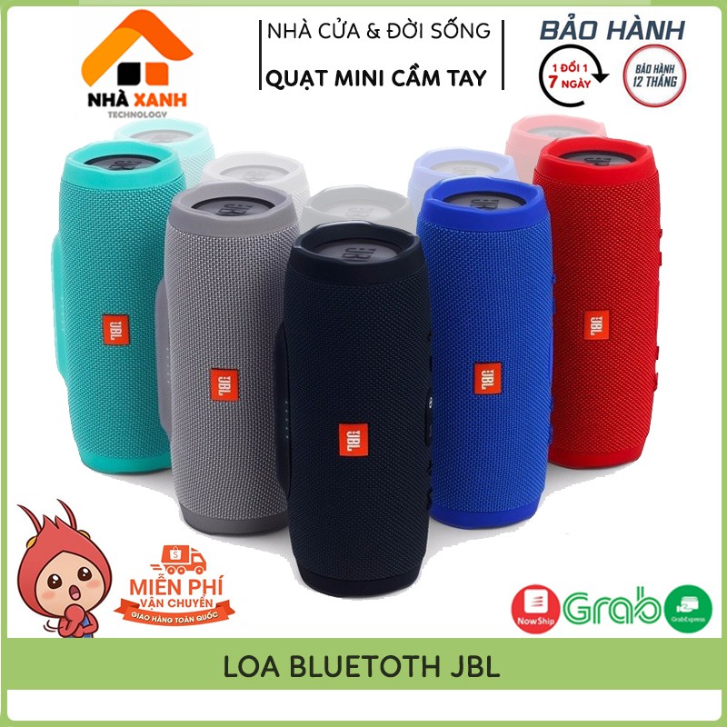 Loa Bluetooth Không Dây JBL Vỏ Nhôm Charge 3 Mini, Chất Lượng Âm Thanh Cực Đỉnh, Hỗ Trợ Thẻ Nhớ Và USB