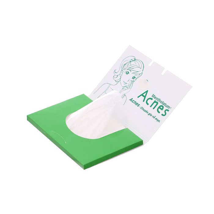 Giấy Thấm Dầu Acnes Kiểm Soát Nhờn, Ngừa Mụn 100 Tờ Oil Remover Paper