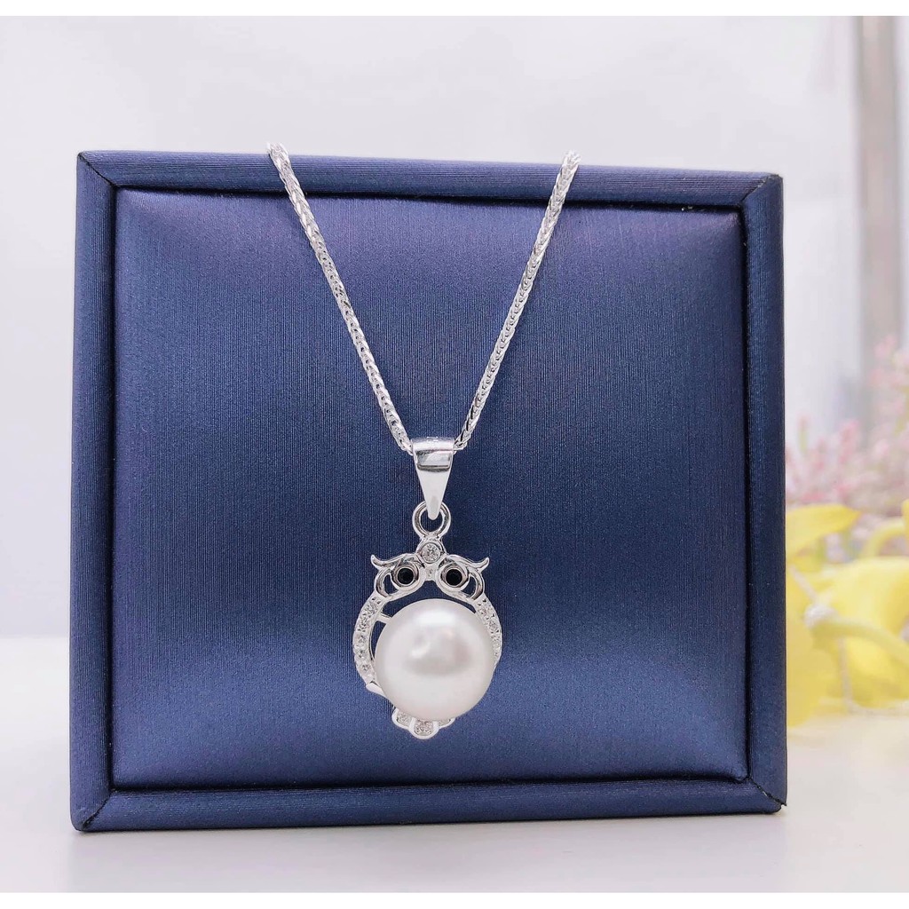 Dây chuyền nữ bạc S925 Ý - vòng cổ bạc nữ sang chảnh đính đá sáng bóng - Trang Sức Bạc 9999