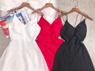 Ha- đầm maxi 2 dây Đan lưng