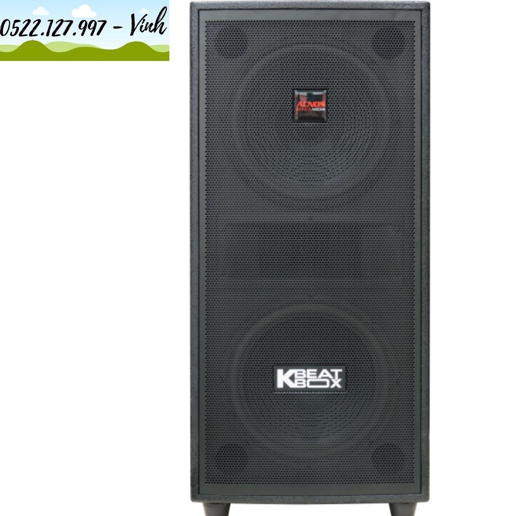 Loa kéo Acnos CB2523 Bluetooth, 2 bass 2.5 tấc gỗ - Chính Hãng Acnos - Gia Khang Shop