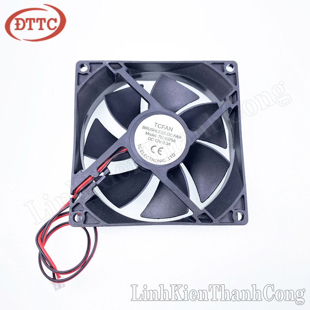 Quạt Tản Nhiệt 9cm 9025 9x9x2.5cm 12V 0.3A