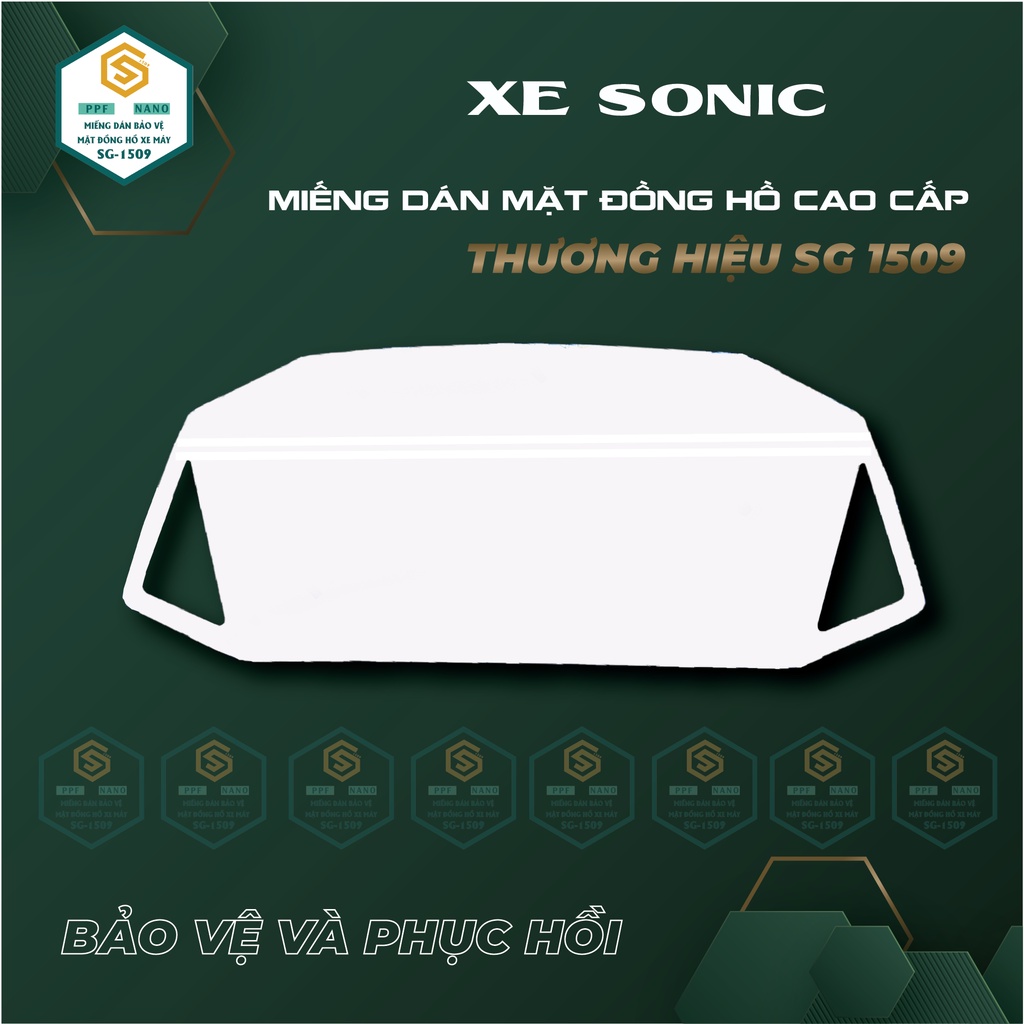 PPF SONIC, MIẾNG DÁN MẶT ĐỒNG HỒ PPF SONIC CHỐNG TRẦY XƯỚC TỪ SG1509