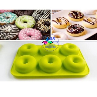 KHUÔN SILLICON 6 DONUT 7.5CM ( 2503.070)