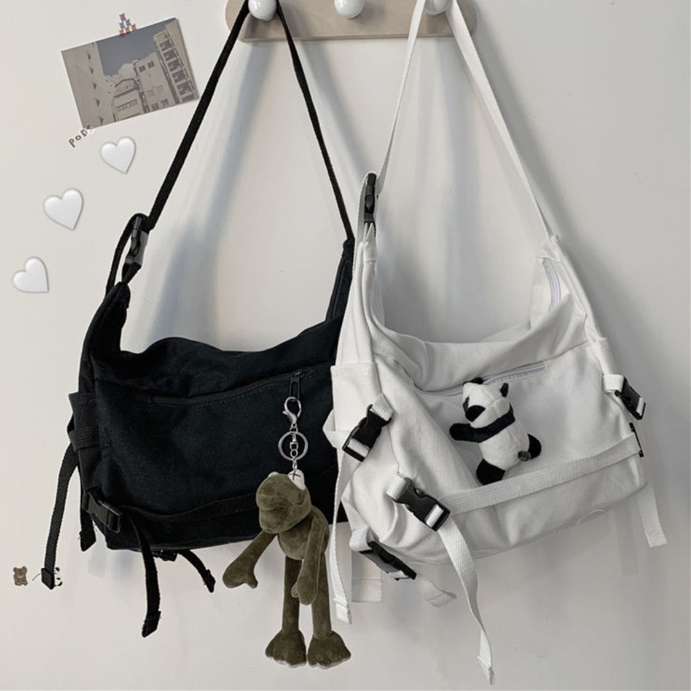 Túi Đeo Chéo Canvas Cỡ Lớn Thời Trang Hàn Quốc Học Sinh Sinh Viên - Hàng mới về | BigBuy360 - bigbuy360.vn