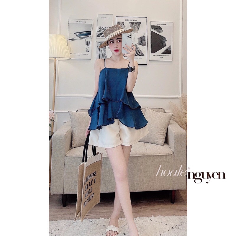 sét áo  dây  voan kèm  quần thô | BigBuy360 - bigbuy360.vn