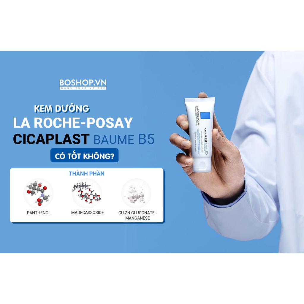 Kem dưỡng phục hồi da La Roche Posay Cicaplast B5 Baume dùng cả ban đêm và ban ngày | BigBuy360 - bigbuy360.vn