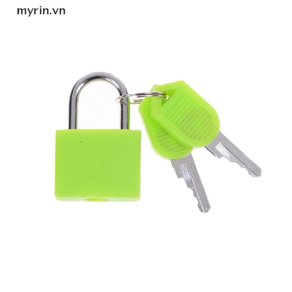 Ổ Khóa Hành Lý Mini Bằng Thép Mạnh Mẽ Kèm 2 Chìa Khóa
