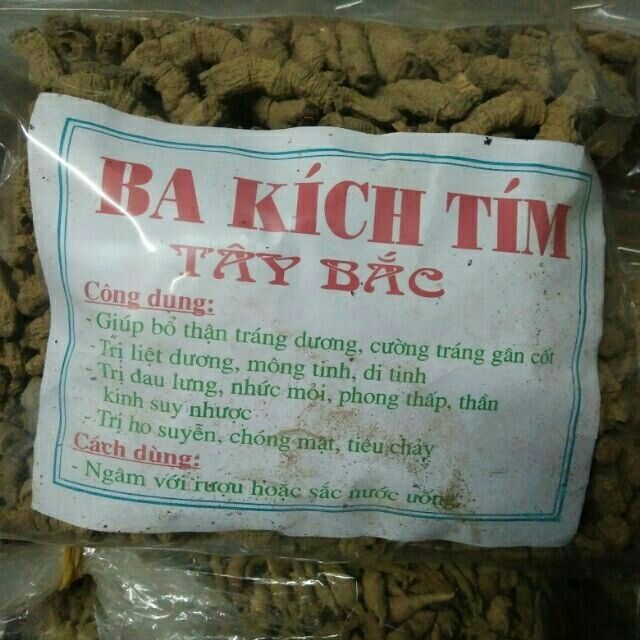 Sỉ giá gốc ba kích tím khô 500g - 1kg