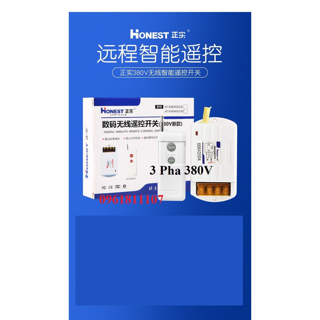 Bộ điều khiển từ xa Honest 6380 380V 3 pha