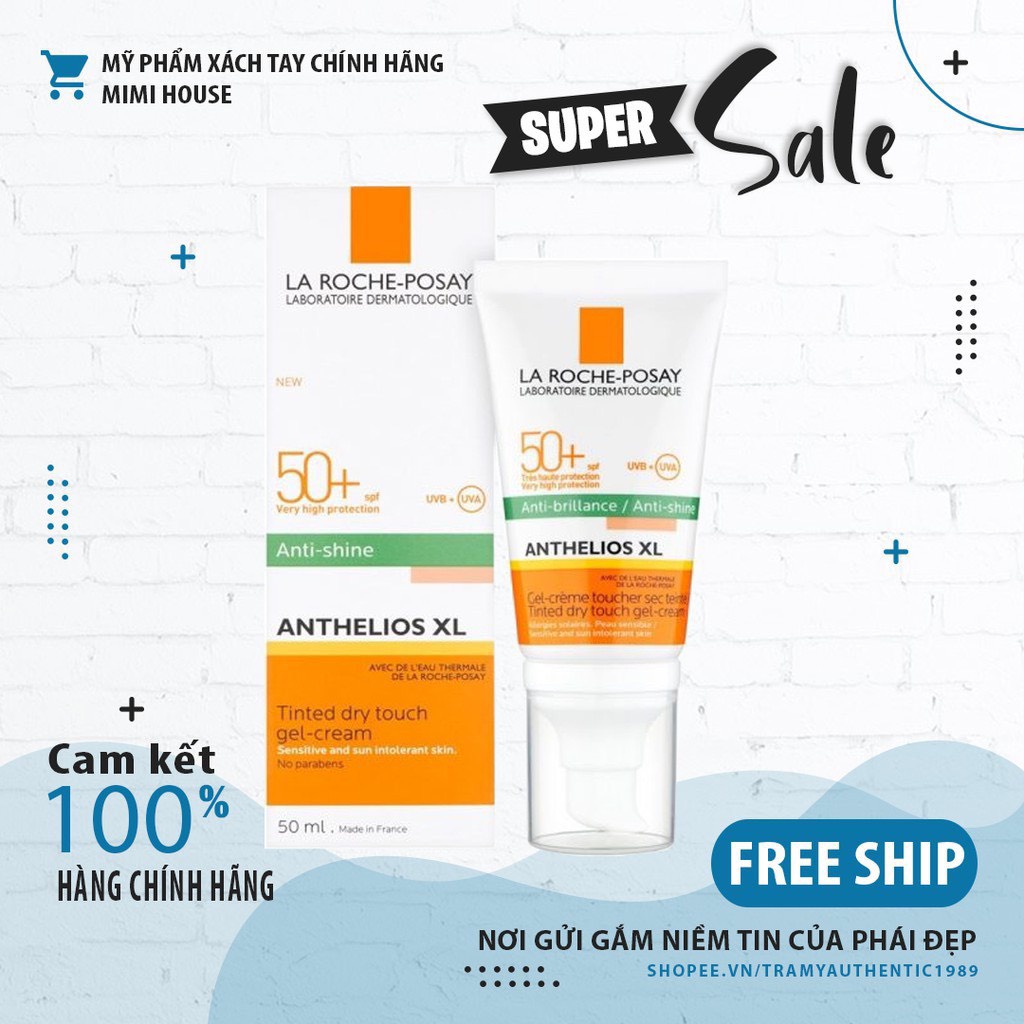 Kem chống nắng La Roche-Posay XL Gel SPF 50+ nhập khẩu có phụ đề dịch