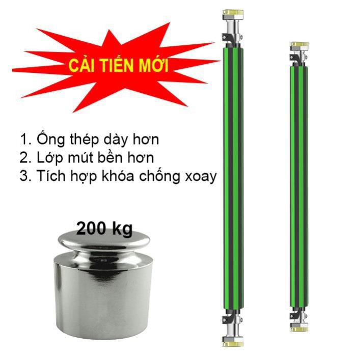 [HOT DEAL]  [Cao Cấp] Xà đơn gắn cửa 2018 loại 60-100cm | Xà đơn treo tường Khởi Nguyên