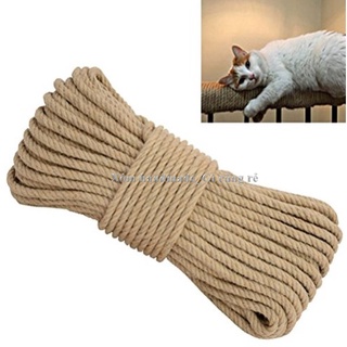 Dây thừng 14mm, dài 5m, dây thừng trang trí, đồ cào móng mèo, handmade, 14 ly