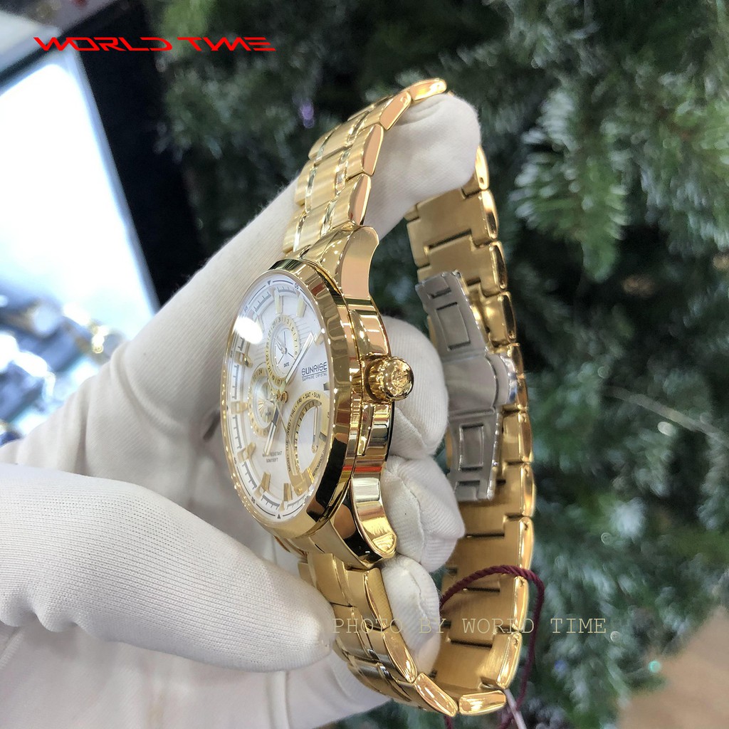 Đồng Hồ Nam Dây Thép Sunrise 1136SA, Full Box, Bảo Hành 3 Năm, Sapphire Chống Xước, Chống Nước | BigBuy360 - bigbuy360.vn