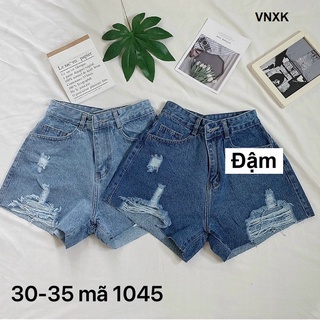 Quần Đùi Jeans Bigsize - Rách Hai Bên QJ1045